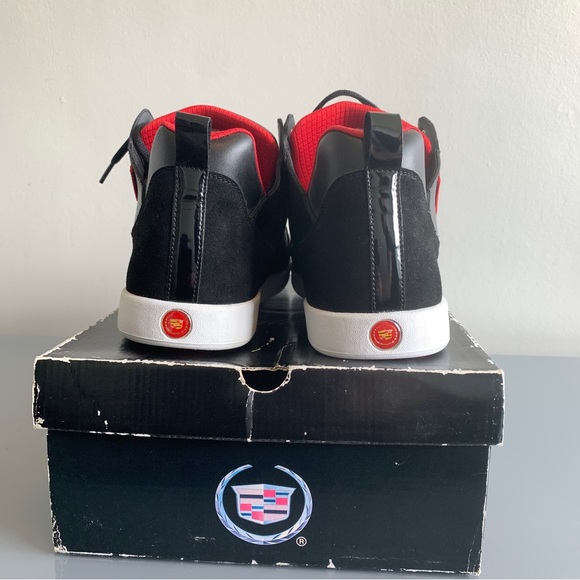 Cadillac mens rant black/red casual shoes size 13 - Picture 4 of 9